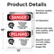 Signmission Safety Culture Sign, 12 in Width, Vinyl Decal, Rectangle, Bilingual OS-2PACK-DS-D-1218-VS-1183 - alternate 2